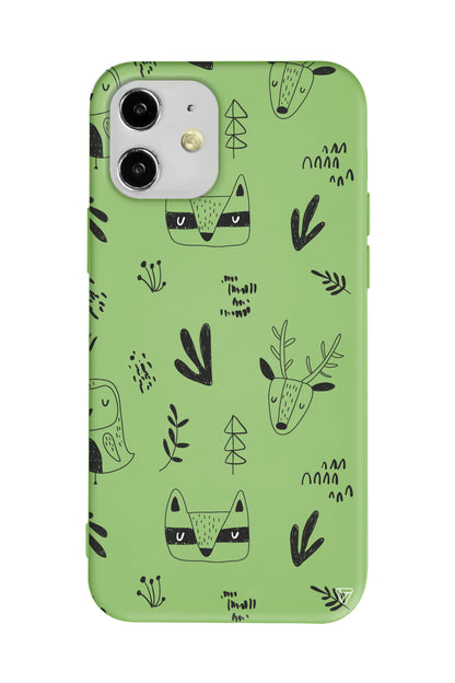 Alaska Hayvanlari Lansman Model İçi Kadife Silikon Telefon Kılıfı