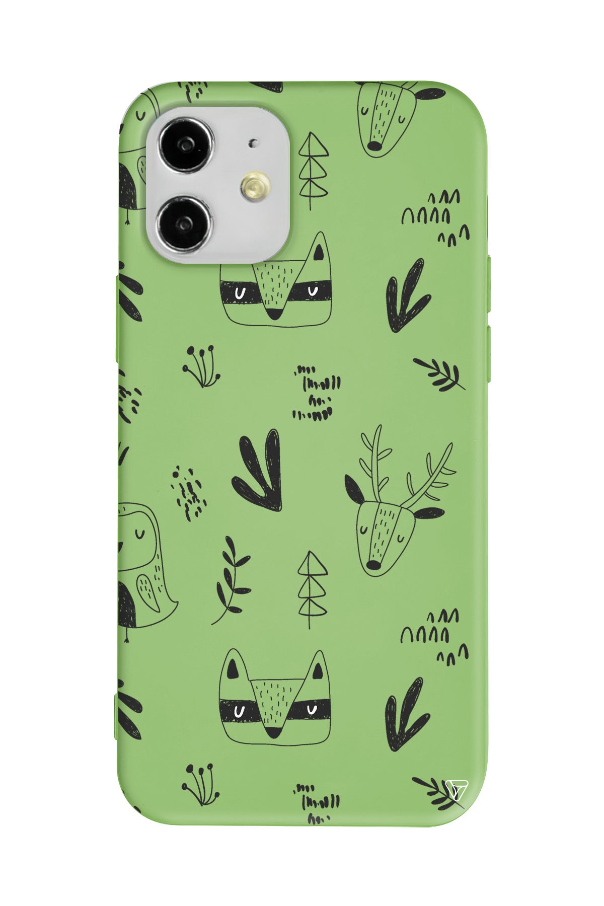 Alaska Hayvanlari Lansman Model İçi Kadife Silikon Telefon Kılıfı