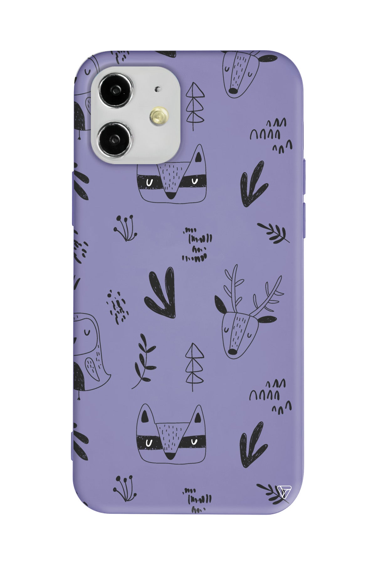 Alaska Hayvanlari Lansman Model İçi Kadife Silikon Telefon Kılıfı