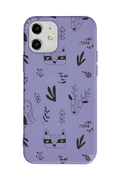 Alaska Hayvanlari Lansman Model İçi Kadife Silikon Telefon Kılıfı