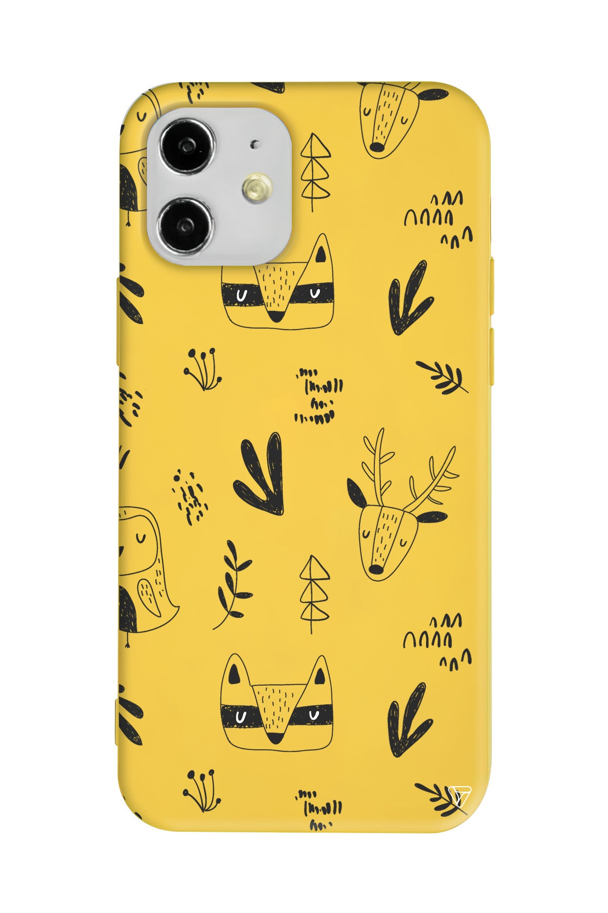 Alaska Hayvanlari Lansman Model İçi Kadife Silikon Telefon Kılıfı