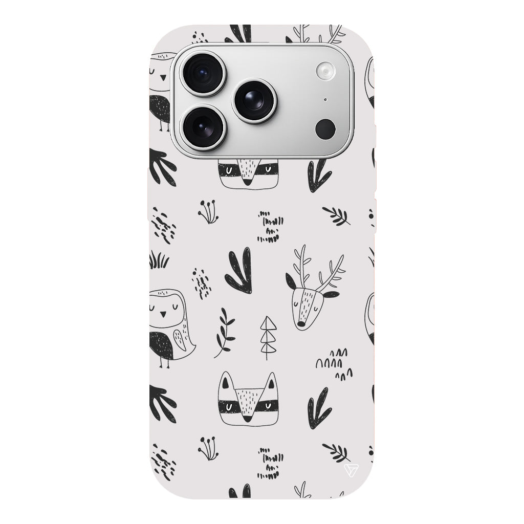 Alaska Hayvanlari Lansman Model İçi Kadife Silikon Telefon Kılıfı