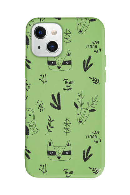 Alaska Hayvanlari Lansman Model İçi Kadife Silikon Telefon Kılıfı