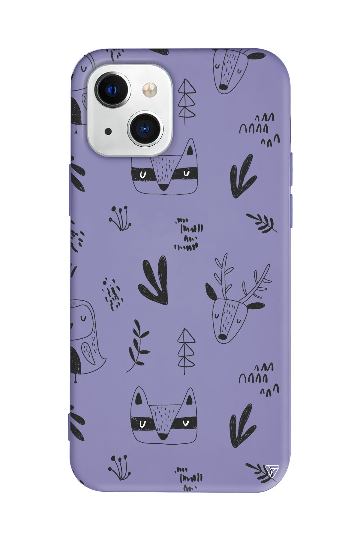 Alaska Hayvanlari Lansman Model İçi Kadife Silikon Telefon Kılıfı