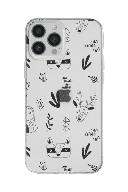 Alaska Hayvanlari Lansman Model İçi Kadife Silikon Telefon Kılıfı