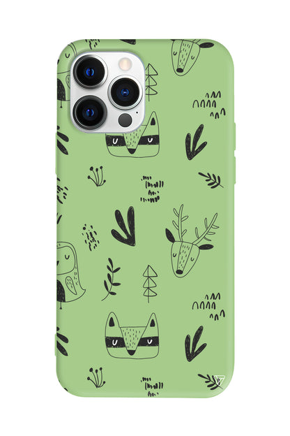 Alaska Hayvanlari Lansman Model İçi Kadife Silikon Telefon Kılıfı