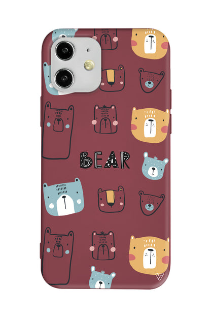 Ayi Portreleri Lansman Model İçi Kadife Silikon Telefon Kılıfı