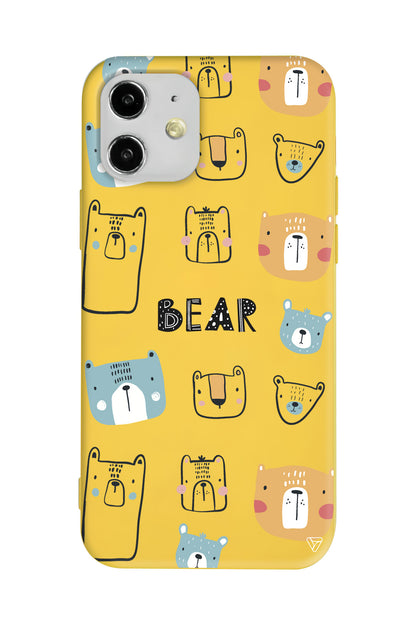 Ayi Portreleri Lansman Model İçi Kadife Silikon Telefon Kılıfı