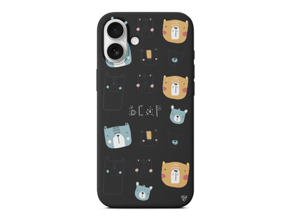 Ayi Portreleri Lansman Model İçi Kadife Silikon Telefon Kılıfı