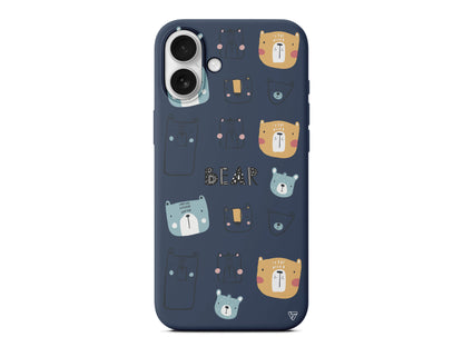 Ayi Portreleri Lansman Model İçi Kadife Silikon Telefon Kılıfı