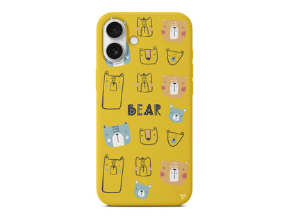 Ayi Portreleri Lansman Model İçi Kadife Silikon Telefon Kılıfı – Plus Serisine Özel