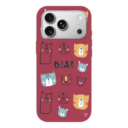 Ayi Portreleri Lansman Model İçi Kadife Silikon Telefon Kılıfı