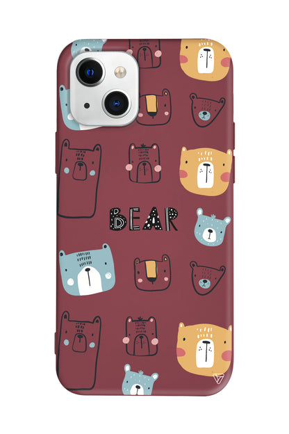 Ayi Portreleri Lansman Model İçi Kadife Silikon Telefon Kılıfı – Plus Serisine Özel