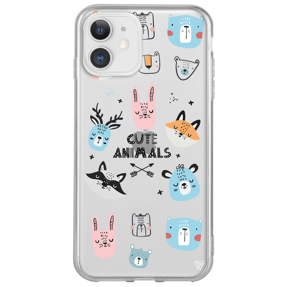 Sevimli Portreler Lansman Model İçi Kadife Silikon Telefon Kılıfı