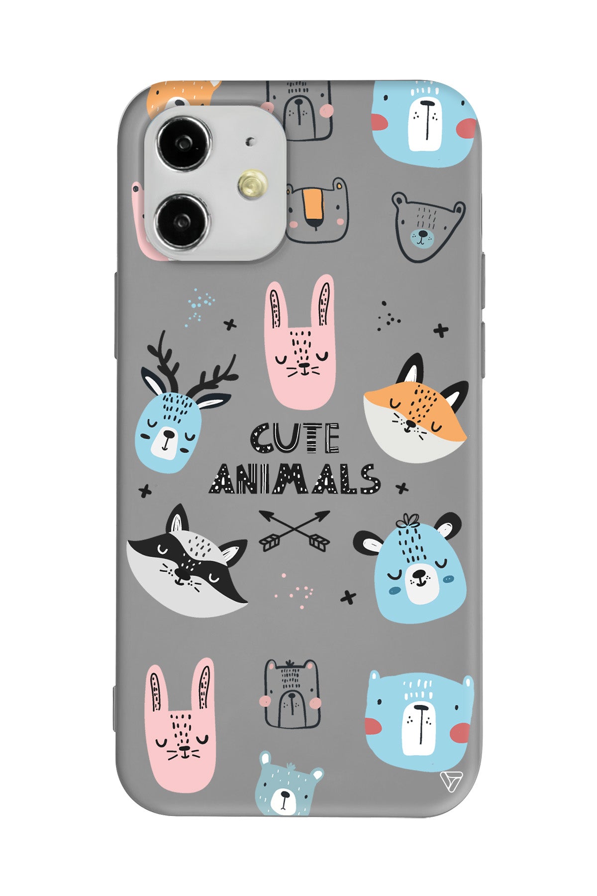 Sevimli Portreler Lansman Model İçi Kadife Silikon Telefon Kılıfı