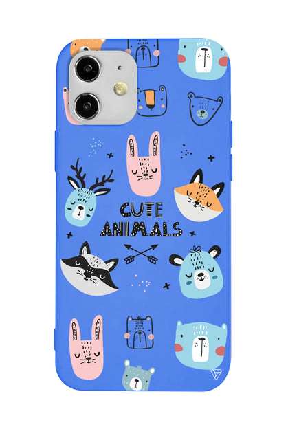 Sevimli Portreler Lansman Model İçi Kadife Silikon Telefon Kılıfı