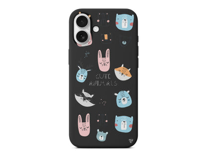 Sevimli Portreler Lansman Model İçi Kadife Silikon Telefon Kılıfı – Plus Serisine Özel