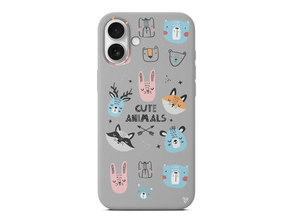 Sevimli Portreler Lansman Model İçi Kadife Silikon Telefon Kılıfı – Plus Serisine Özel