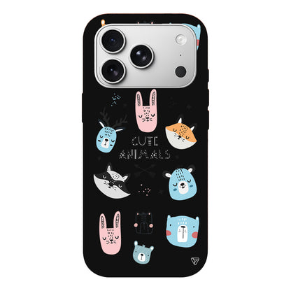 Sevimli Portreler Lansman Model İçi Kadife Silikon Telefon Kılıfı