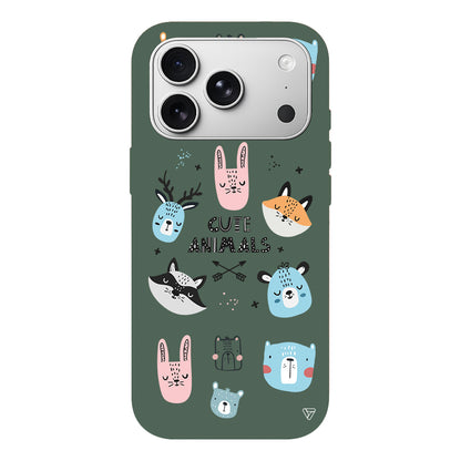 Sevimli Portreler Lansman Model İçi Kadife Silikon Telefon Kılıfı