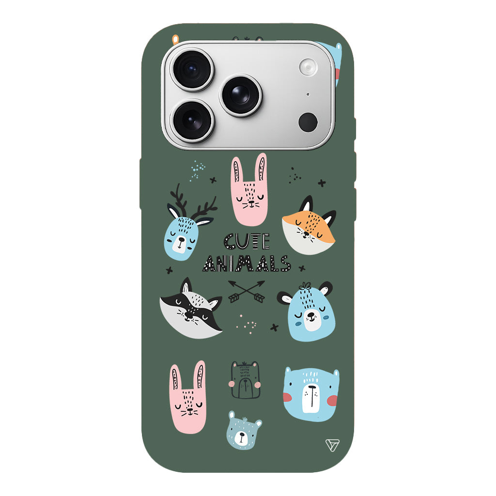 Sevimli Portreler Lansman Model İçi Kadife Silikon Telefon Kılıfı