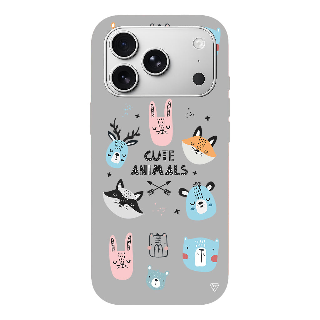 Sevimli Portreler Lansman Model İçi Kadife Silikon Telefon Kılıfı