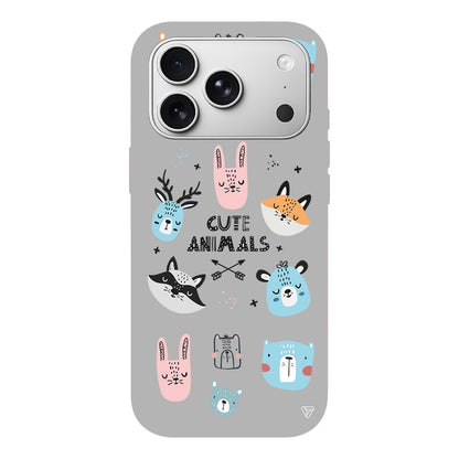 Sevimli Portreler Lansman Model İçi Kadife Silikon Telefon Kılıfı