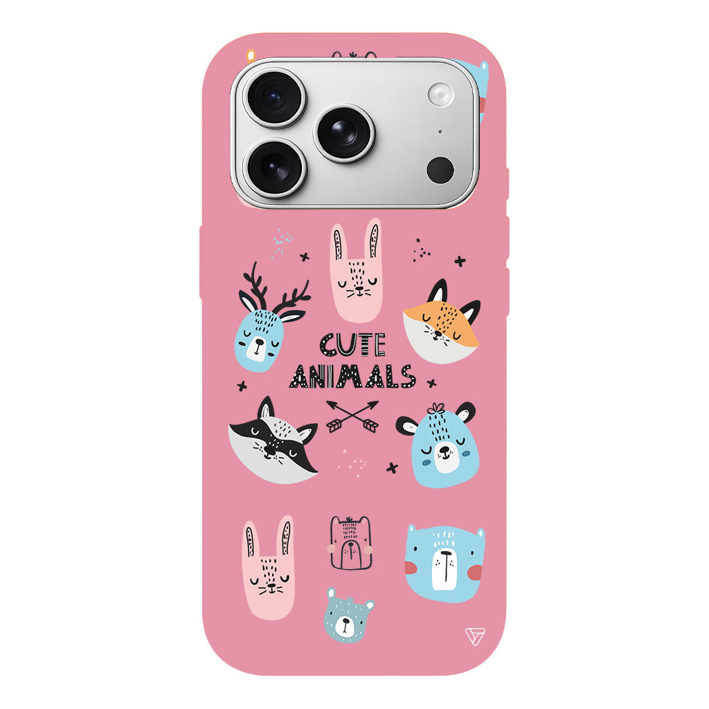 Sevimli Portreler Lansman Model İçi Kadife Silikon Telefon Kılıfı