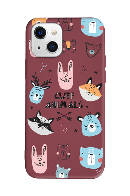 Sevimli Portreler Lansman Model İçi Kadife Silikon Telefon Kılıfı – Plus Serisine Özel