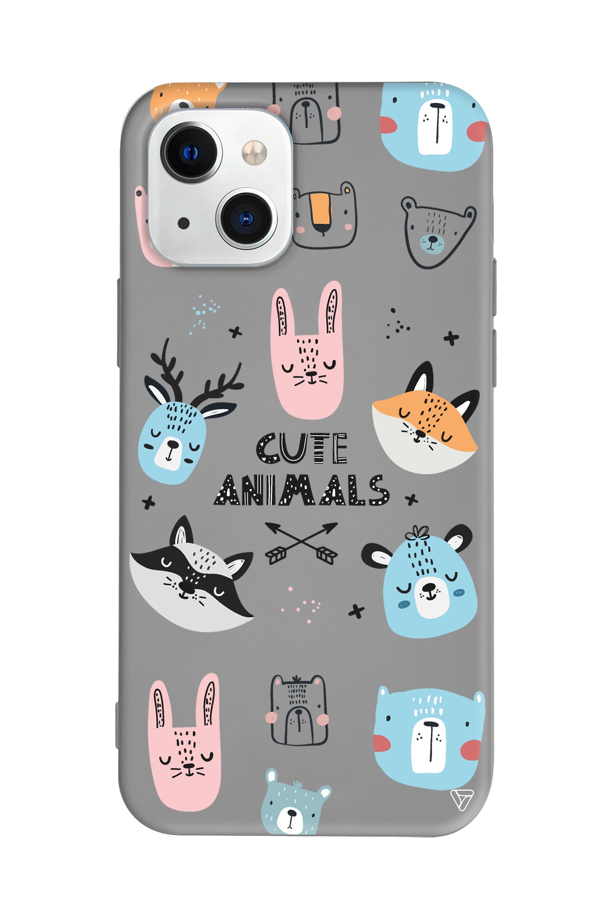 Sevimli Portreler Lansman Model İçi Kadife Silikon Telefon Kılıfı