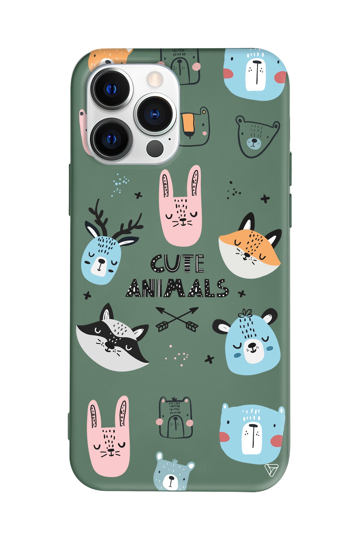 Sevimli Portreler Lansman Model İçi Kadife Silikon Telefon Kılıfı