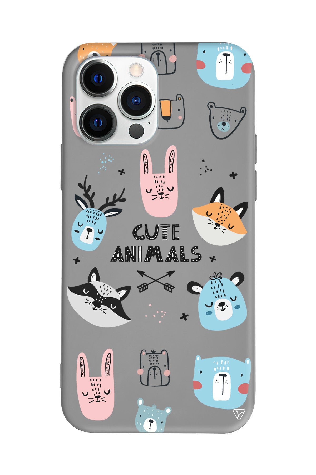 Sevimli Portreler Lansman Model İçi Kadife Silikon Telefon Kılıfı