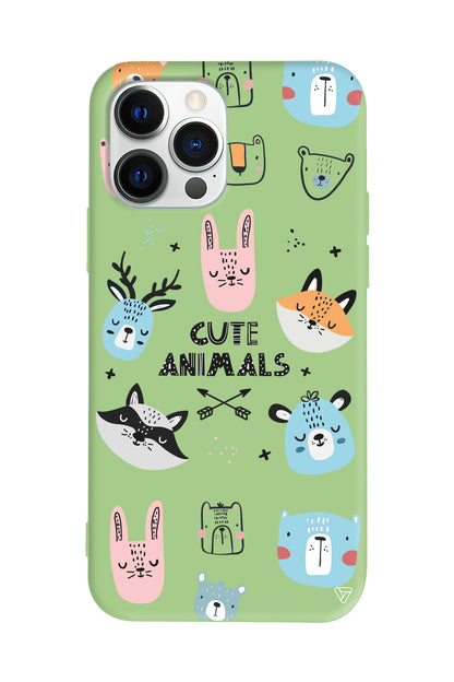 Sevimli Portreler Lansman Model İçi Kadife Silikon Telefon Kılıfı