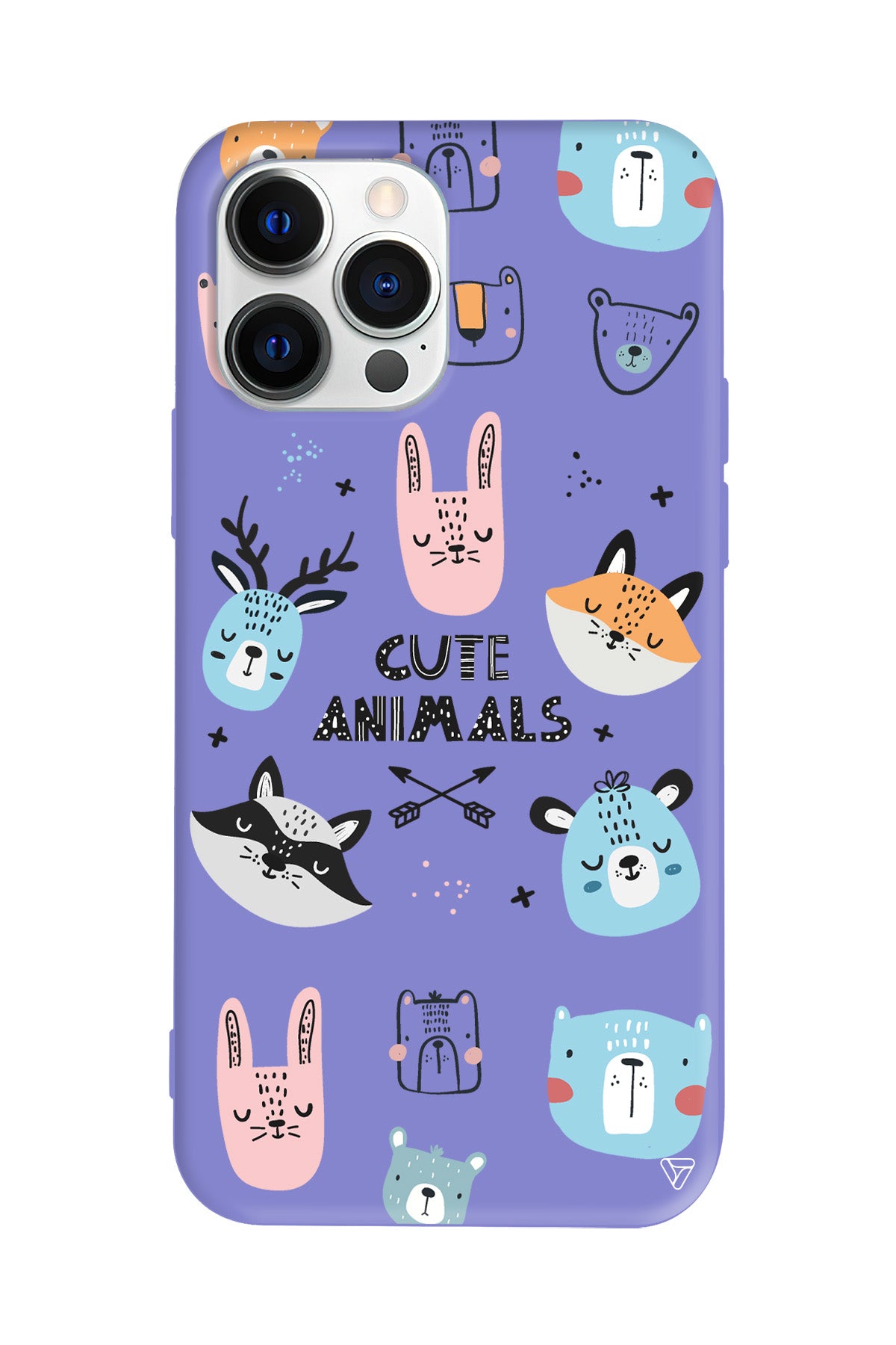 Sevimli Portreler Lansman Model İçi Kadife Silikon Telefon Kılıfı