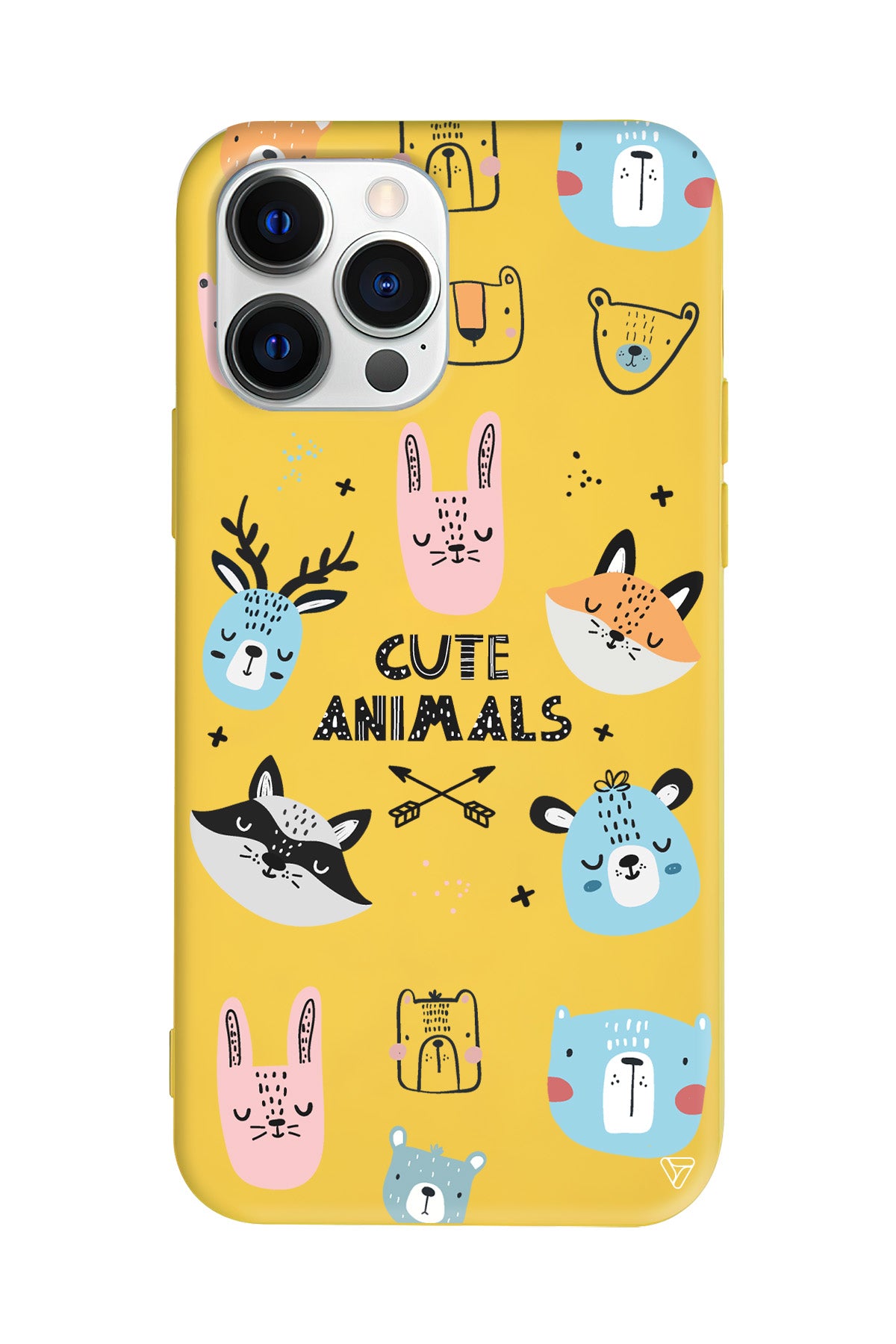 Sevimli Portreler Lansman Model İçi Kadife Silikon Telefon Kılıfı