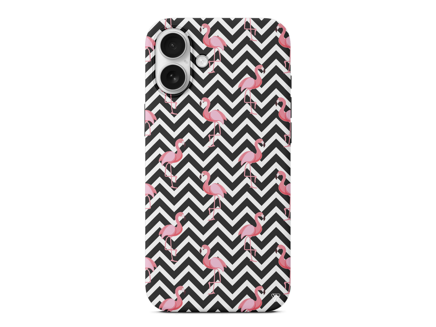 Desen ve Flamingo Lansman Model İçi Kadife Silikon Telefon Kılıfı