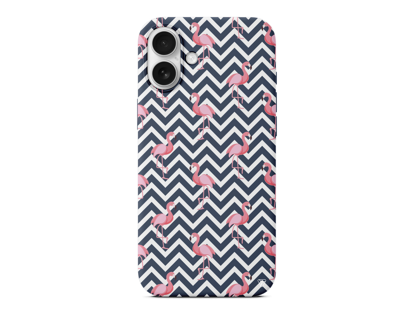 Desen ve Flamingo Lansman Model İçi Kadife Silikon Telefon Kılıfı