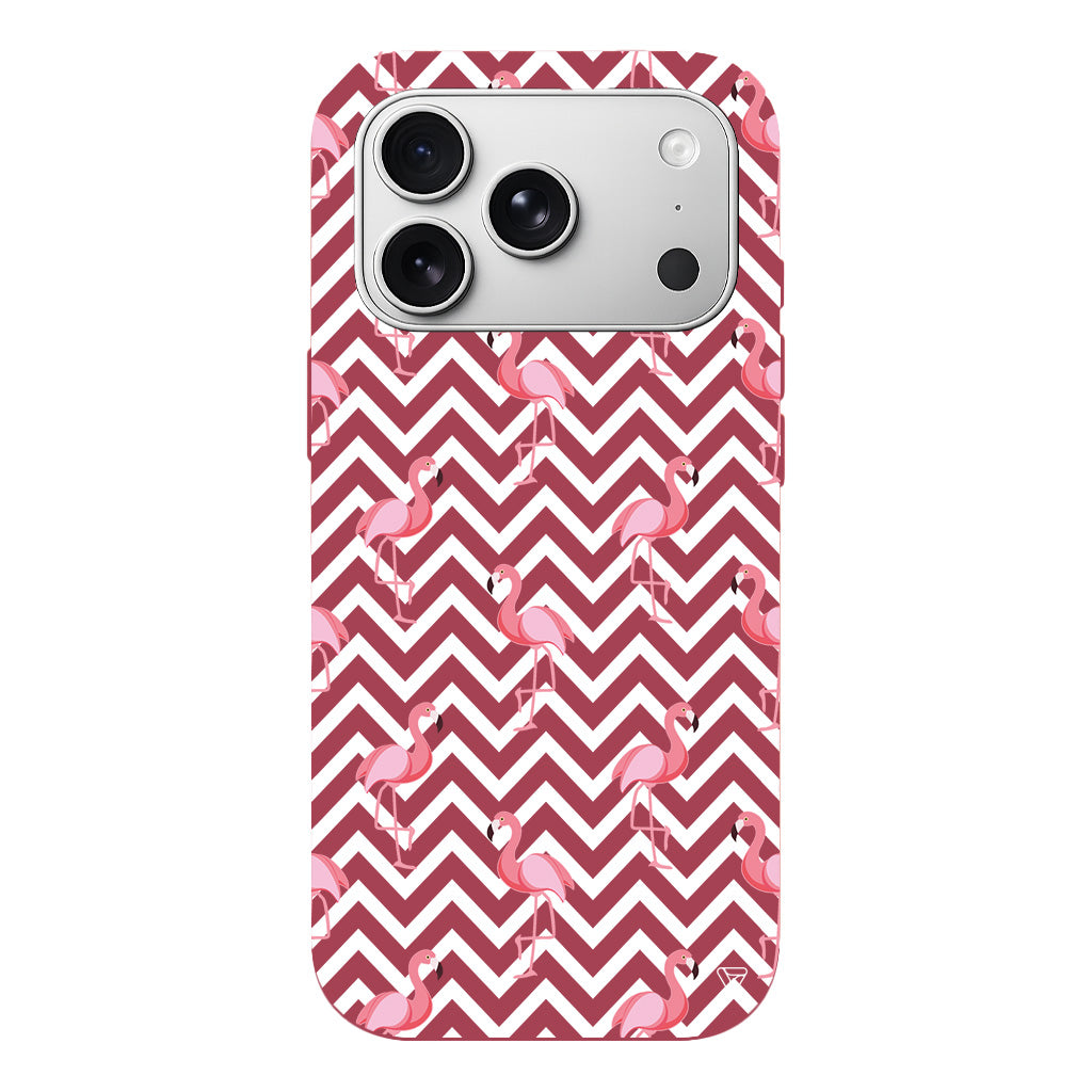 Desen ve Flamingo Lansman Model İçi Kadife Silikon Telefon Kılıfı