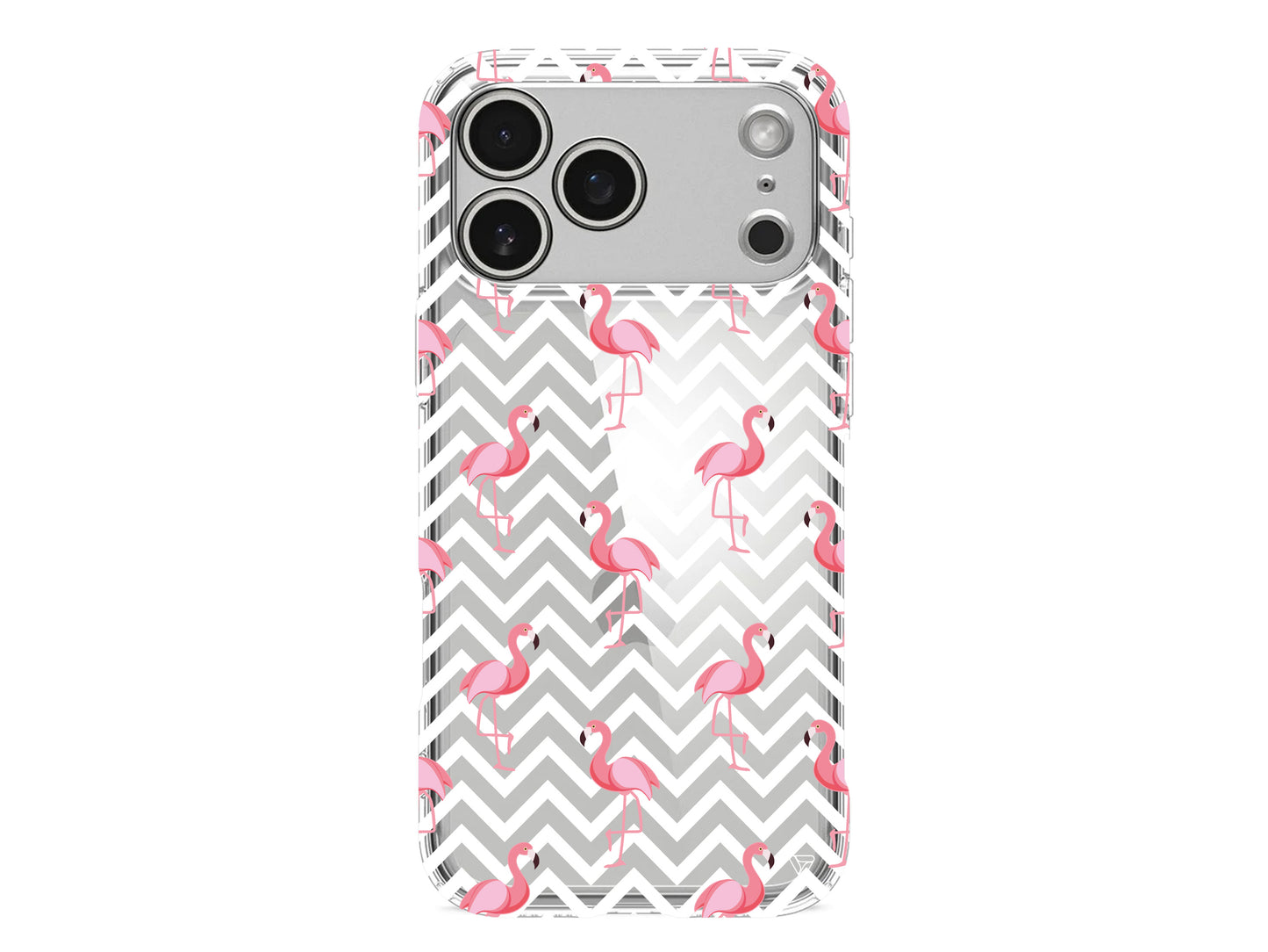 Desen ve Flamingo Lansman Model İçi Kadife Silikon Telefon Kılıfı