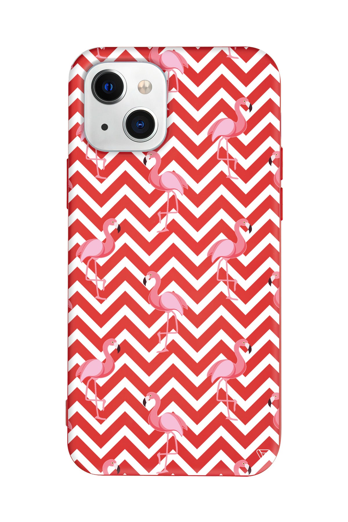 Desen ve Flamingo Lansman Model İçi Kadife Silikon Telefon Kılıfı – Plus Serisine Özel