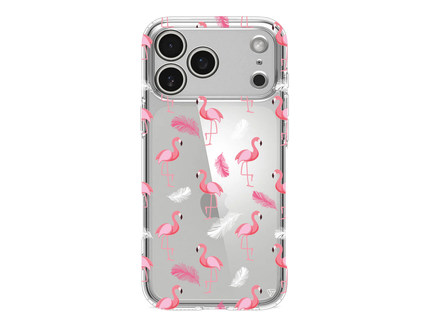 Tüy ve Flamingo Lansman Model İçi Kadife Silikon Telefon Kılıfı