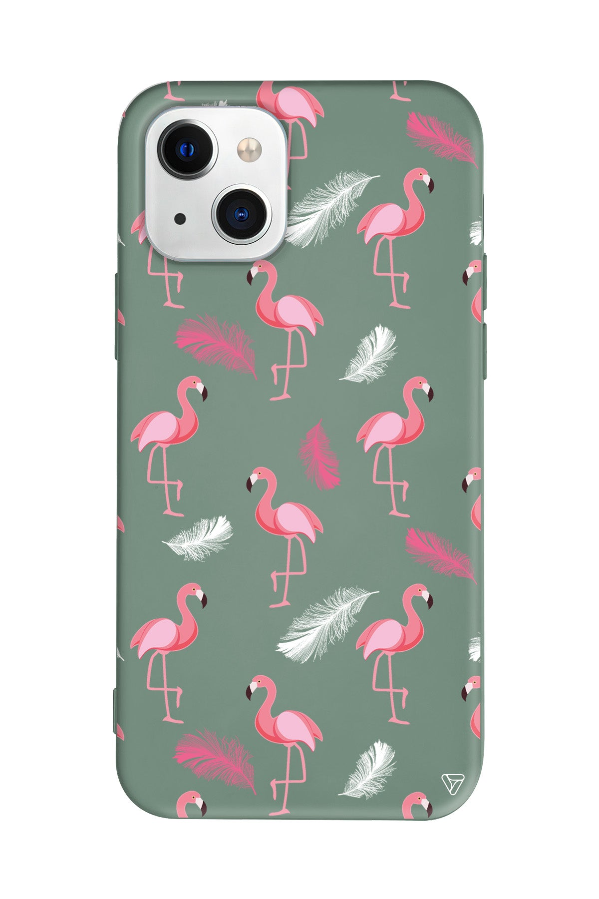 Tüy ve Flamingo Lansman Model İçi Kadife Silikon Telefon Kılıfı – Plus Serisine Özel