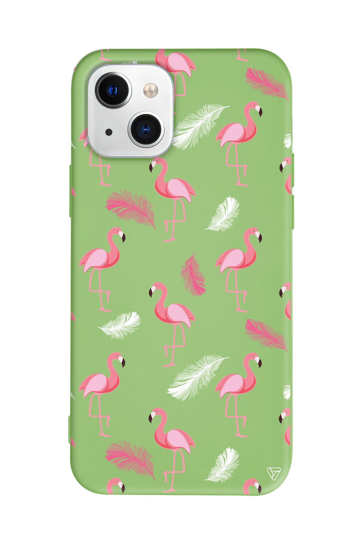 Tüy ve Flamingo Lansman Model İçi Kadife Silikon Telefon Kılıfı – Plus Serisine Özel