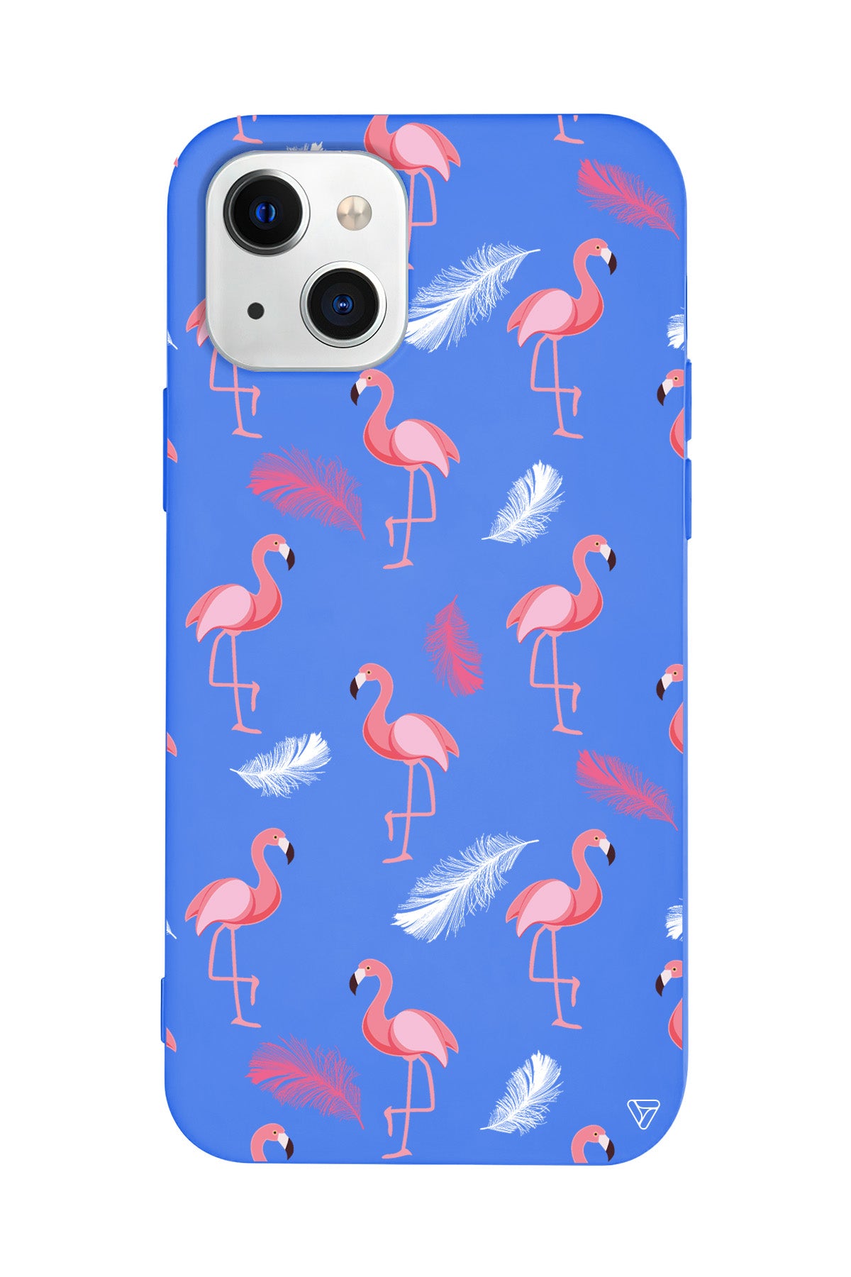 Tüy ve Flamingo Lansman Model İçi Kadife Silikon Telefon Kılıfı – Plus Serisine Özel