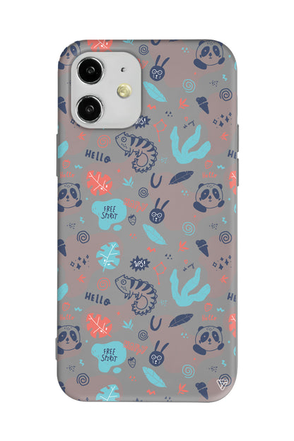 Karma Lansman Model İçi Kadife Silikon Telefon Kılıfı