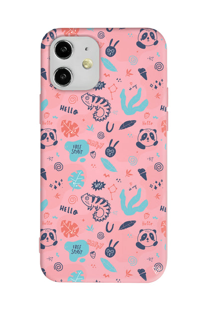 Karma Lansman Model İçi Kadife Silikon Telefon Kılıfı