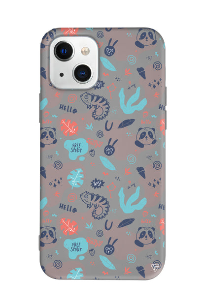 Karma Lansman Model İçi Kadife Silikon Telefon Kılıfı