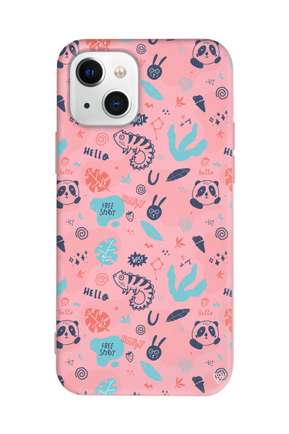 Karma Lansman Model İçi Kadife Silikon Telefon Kılıfı