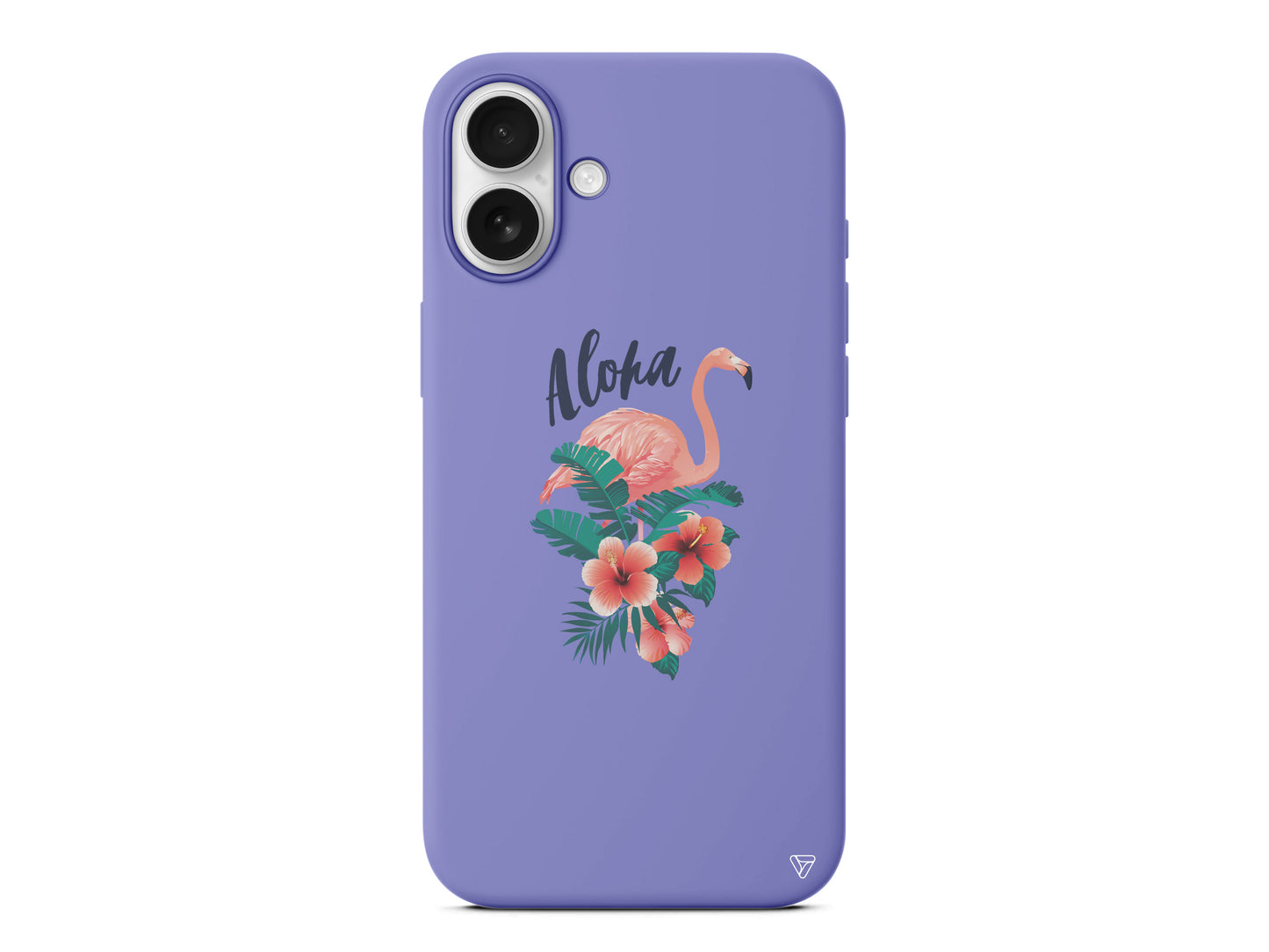 Aloha Flamingo Lansman Model İçi Kadife Silikon Telefon Kılıfı – Plus Serisine Özel