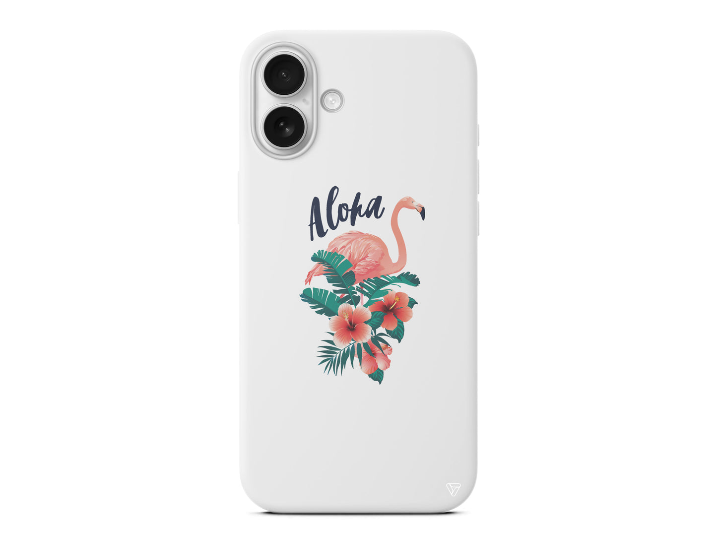 Aloha Flamingo Lansman Model İçi Kadife Silikon Telefon Kılıfı – Plus Serisine Özel